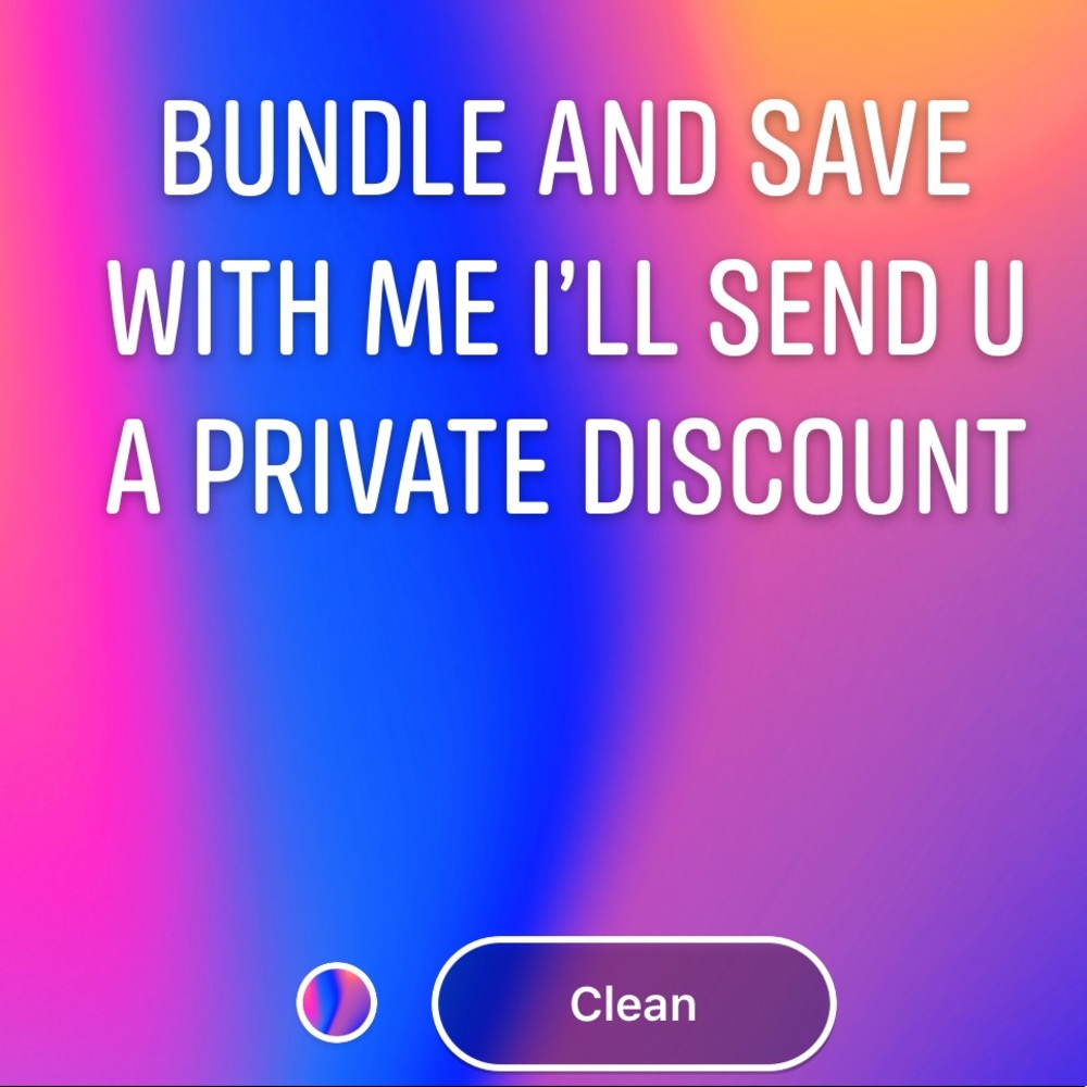 Make me reasonable offers